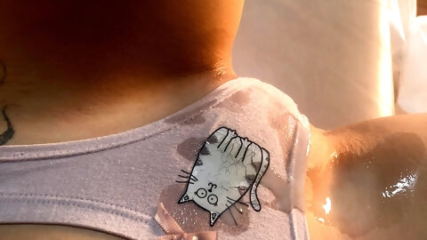 He made my cute innocent pants... not so...