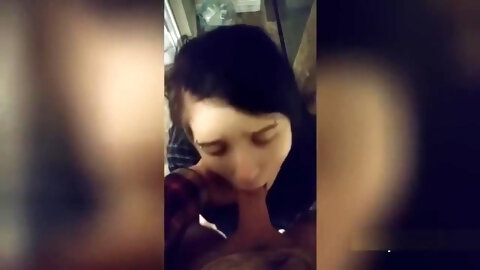 Cute Teen Girl Chokes On My Dick