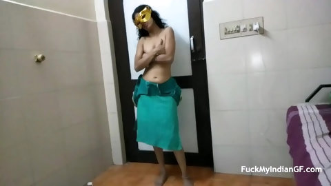 Skinny Indian GF Dancing In Shalwar Suit...