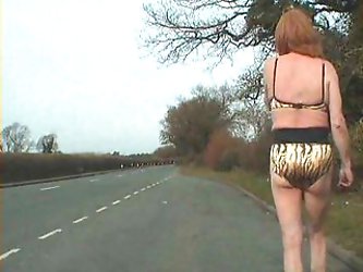 Crossdresser Hooker On The Road