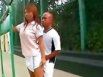 Tennis Court Asian Public Sex