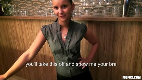 Stunning Czech Bartender is Paid for a Sex...