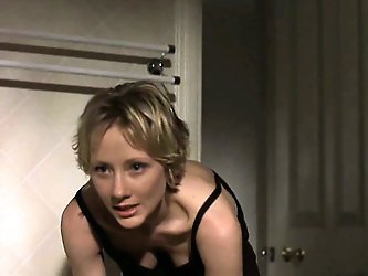 Anne Heche wearing a slightly see-through...