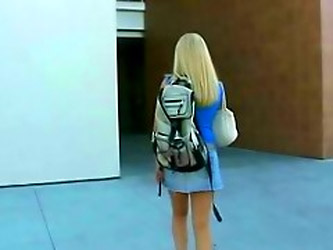 Blonde Student Fucked Hard