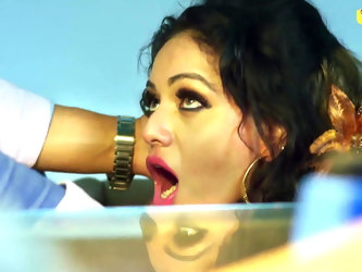 Indian Actress Naina Chhabra sucking hard...