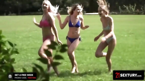 Blonde Beauties Enjoy Fucking And Pussy...