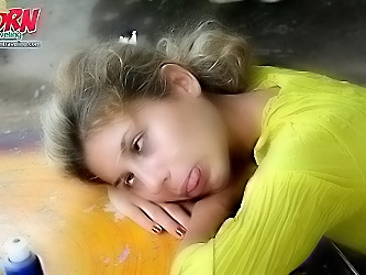 Hard fuck in a kitchen