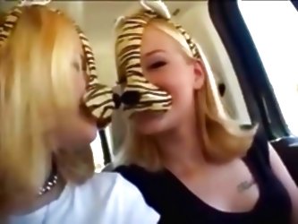 Blonde Strapon Twins Are Fucking...