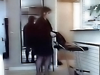 French Busty Cleanwoman