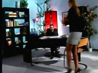 Secretary Fucks In Nylons